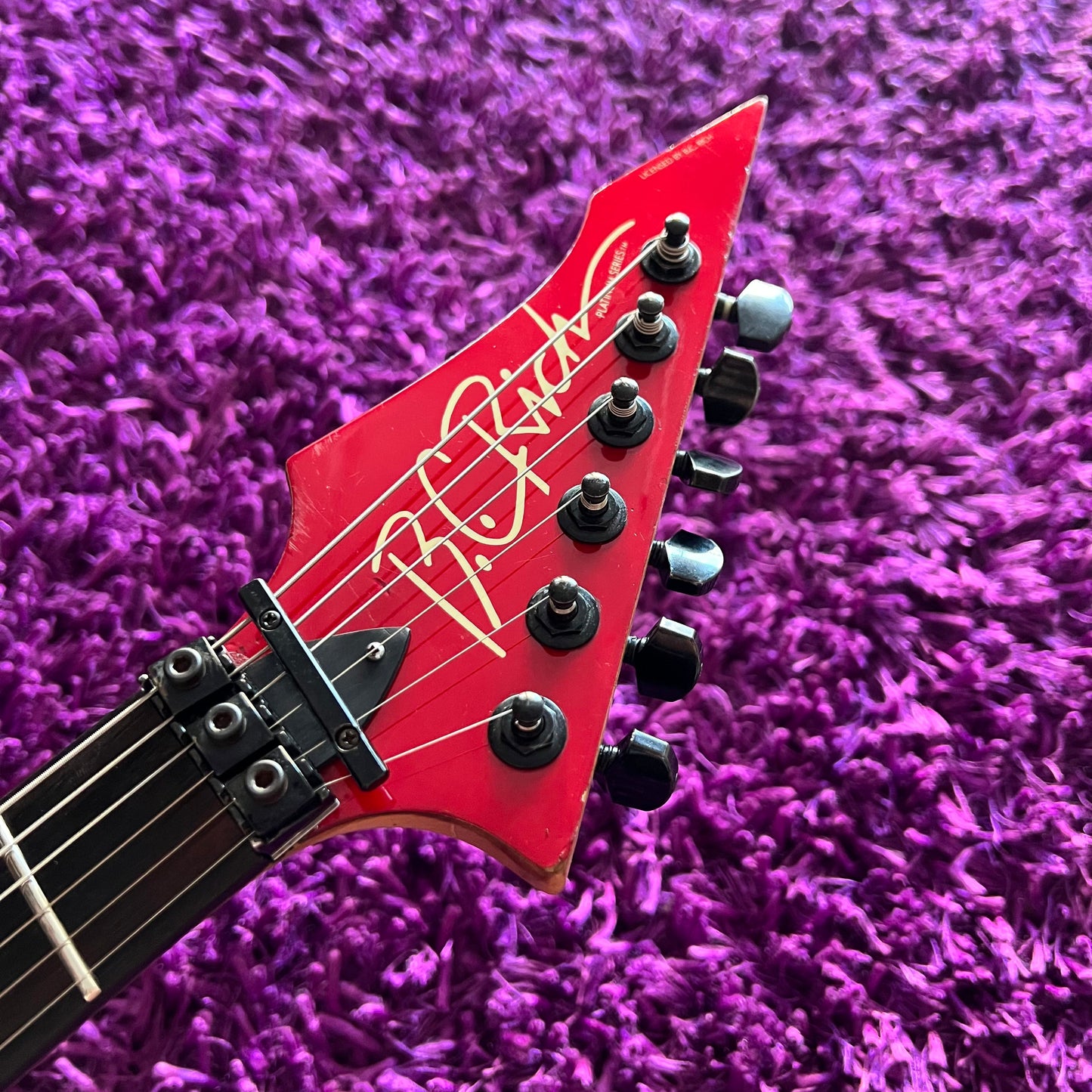 1990s B.C. Rich Platinum Series Super Strat (Made in Korea) (w/ HSC)