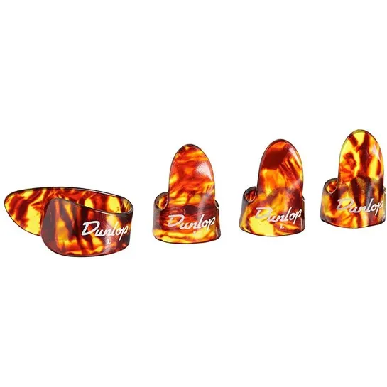 Dunlop Shell Plastic Thumbpicks Med, Pack Of 4 - Foto 6