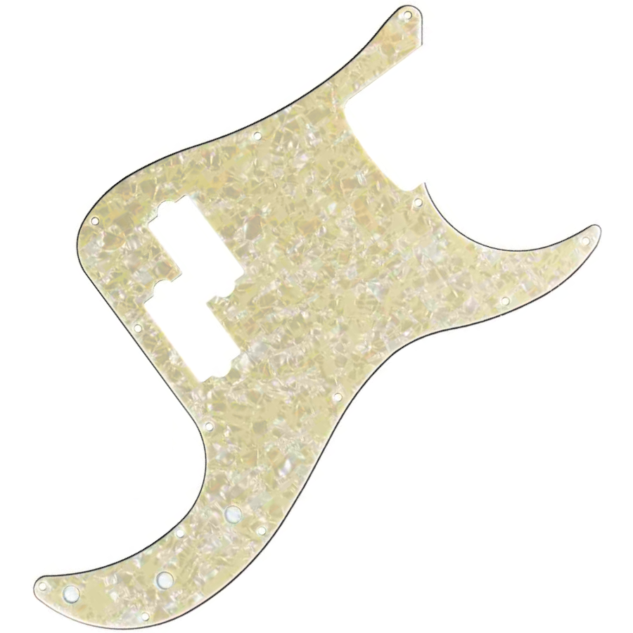 Custom Eagle Scratchplate Pickguard Precision Bass Guitar PB Style Cream Pearl