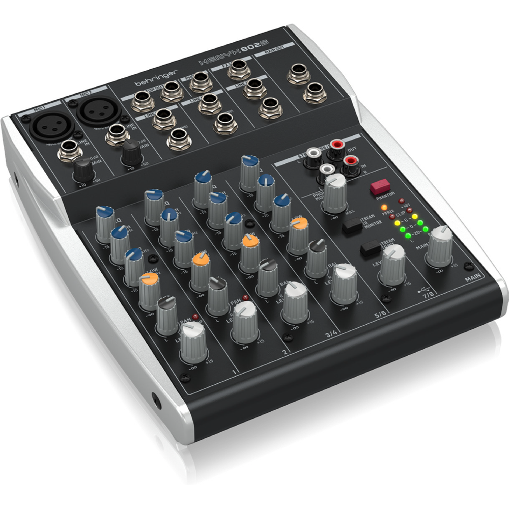 Behringer XENYX 802S 8 Channel Mixer With USB