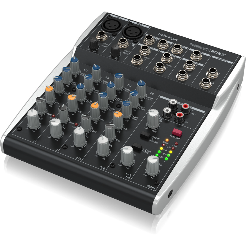 Behringer XENYX 802S 8 Channel Mixer With USB