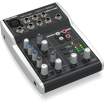 Behringer XENYX 502S 5 Channel Mixer With USB