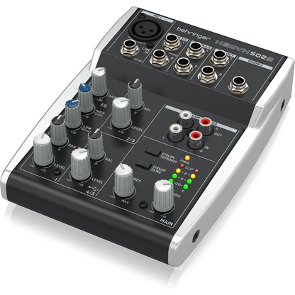 Behringer XENYX 502S 5 Channel Mixer With USB