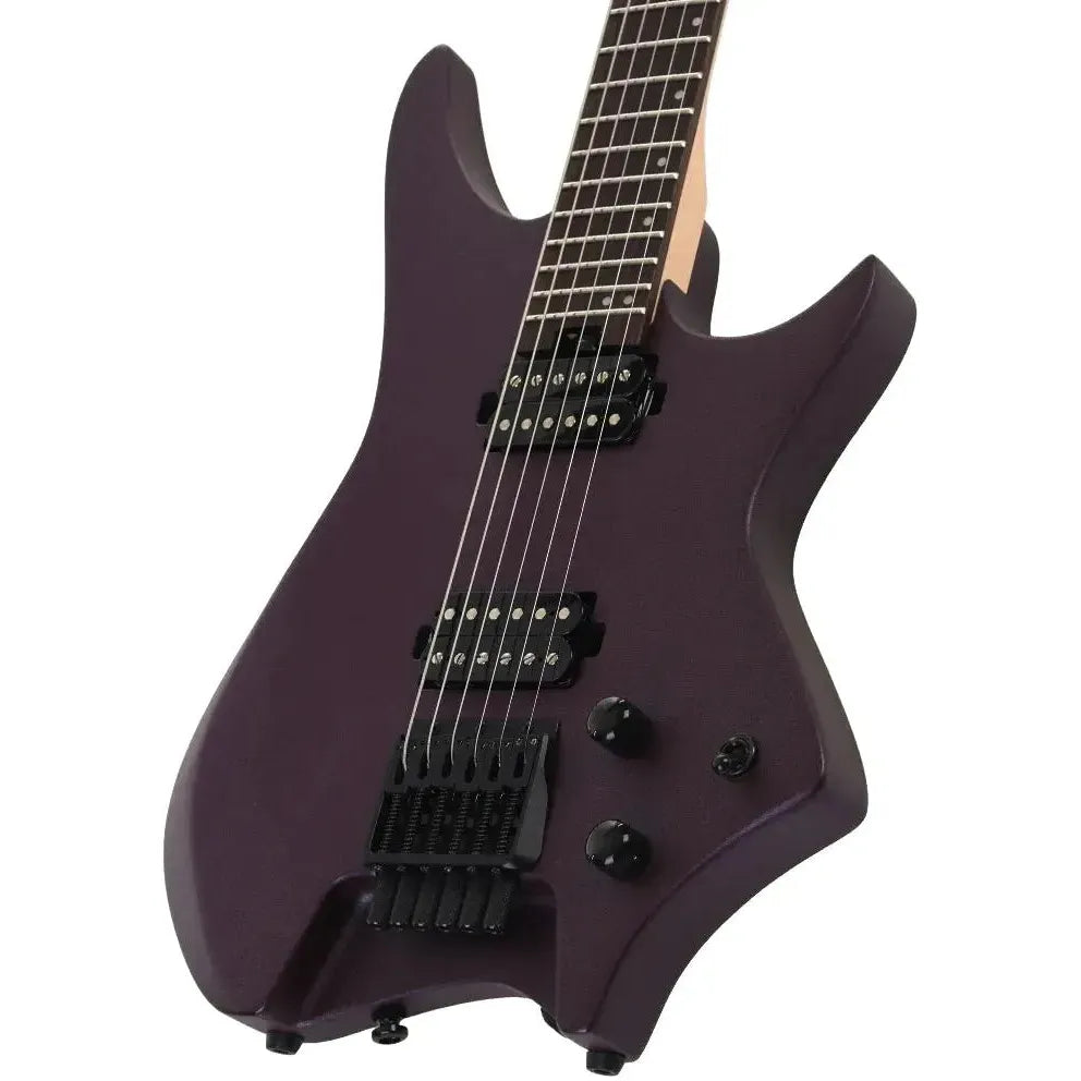 HILS HN3 BAR – Satin Metallic Deep Purple – Headless 6-String Guitar