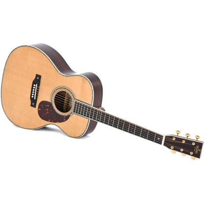 Sigma 000T-42 Acoustic Guitar Solid Spruce Top - Tilia Back and Sides - Style 42 Inlay - Gloss