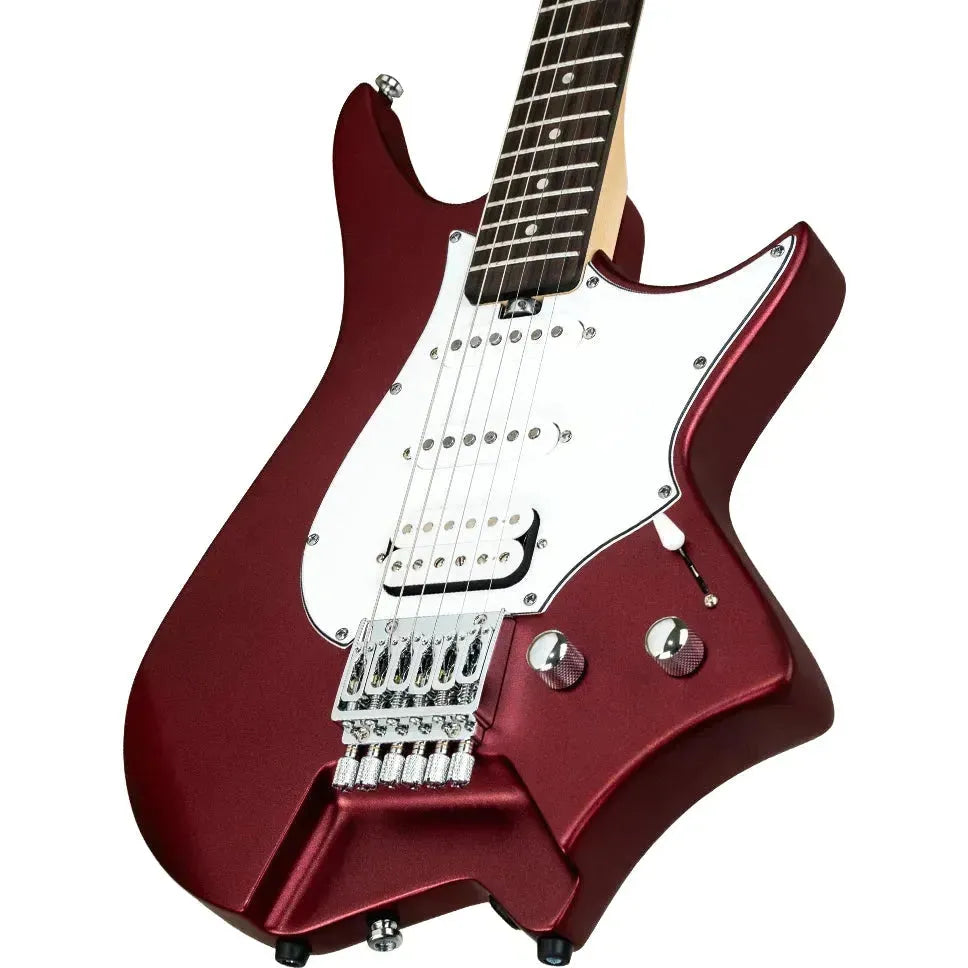 HILS HNS1R – Satin Ruby Red – Headless 6-String Guitar