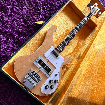 1977 Greco RB-700N Bass Guitar Mapleglo (Rickenbacker 4001 Style) (w/ OHSC) (MIJ)