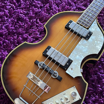 Early 1970s Greco VB-450 Violin Bass Hollowbody Beatle Bass (MIJ) (w/ HSC)