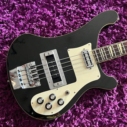 1980s Fernandes RB-80 Rickenbacker 4001 Bass Guitar (Black) (MIJ)