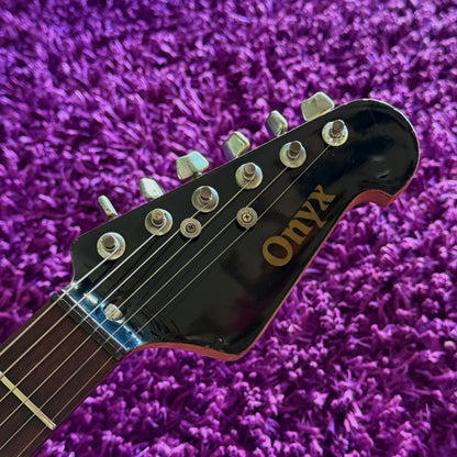 Late '80s/Early 90s Onyx (Samick) Stratocaster Black (Made in Korea)
