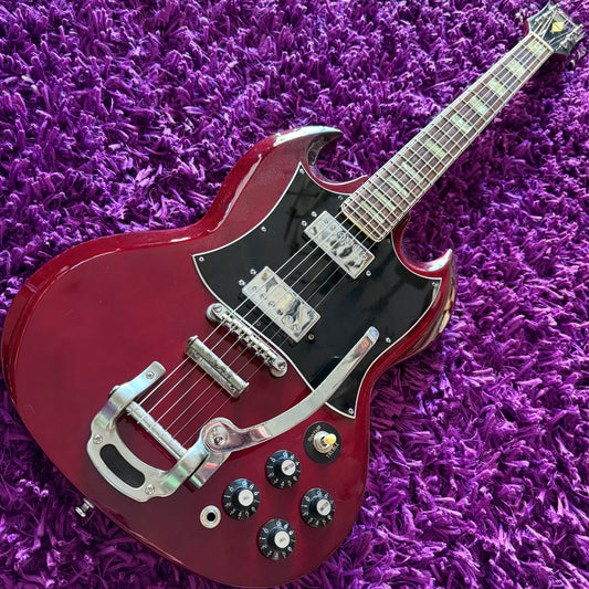 Early 1970s Teisco SG Style Electric Guitar Cherry Red (MIJ Kawai)