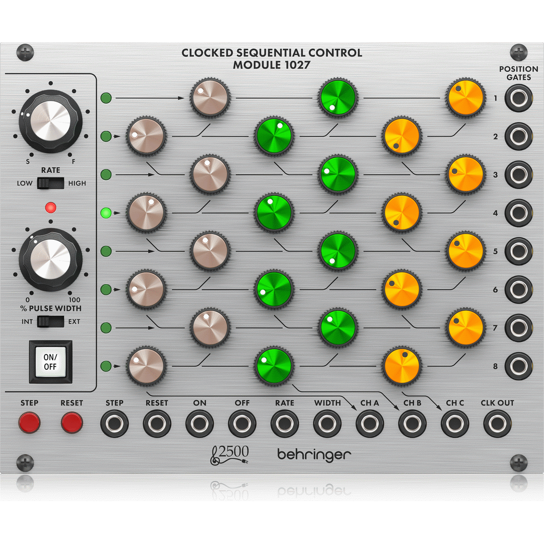 Behringer CLOCKED SEQUENTIAL CONTROL MODULE 1027 Eurorack Module