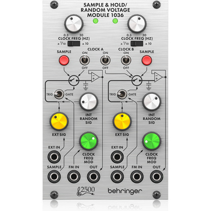 Behringer SAMPLE & HOLD/RANDOM VOLTAGE MODULE 1036 Eurorack Module