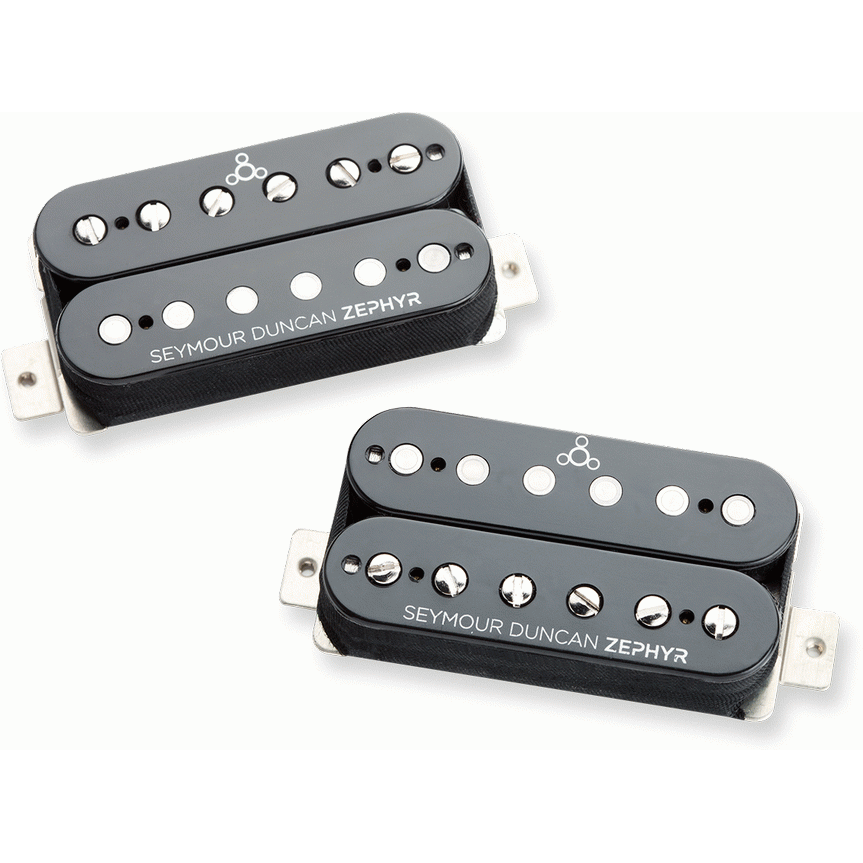 Seymour Duncan ZS 1s Zephyr Silver Humbucker Set Black