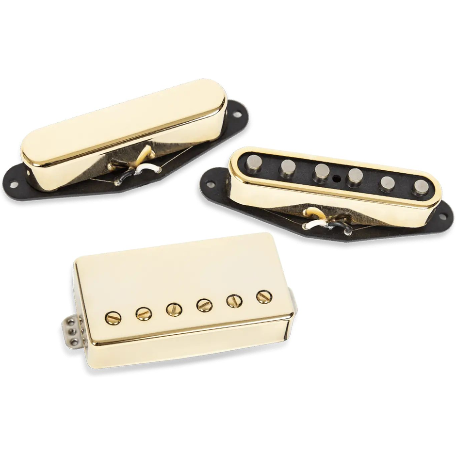 Seymour Duncan Lari Basilio Signature Tele Set With Bridge Trembucker -  Gold