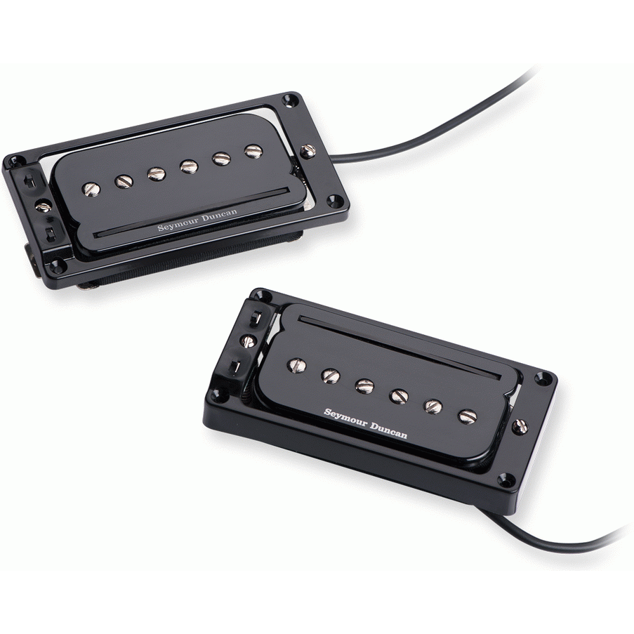 Seymour Duncan P Rails w LP Triple Shot Set Black