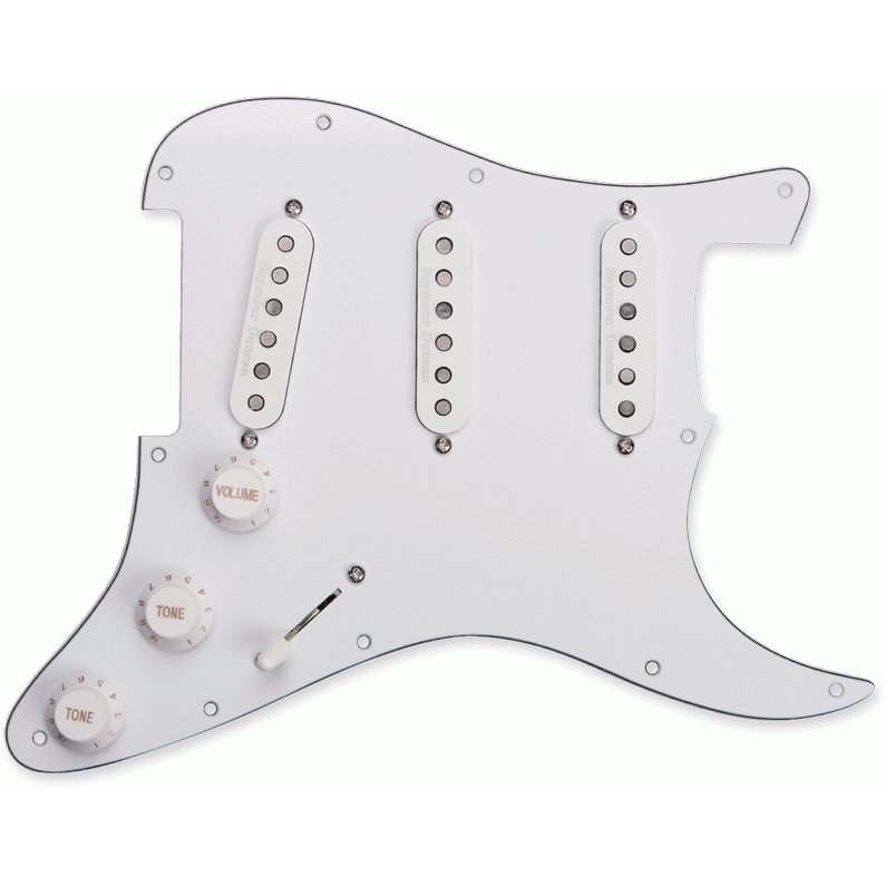 Seymour Duncan Pickguard Assembly CA 50s Set White