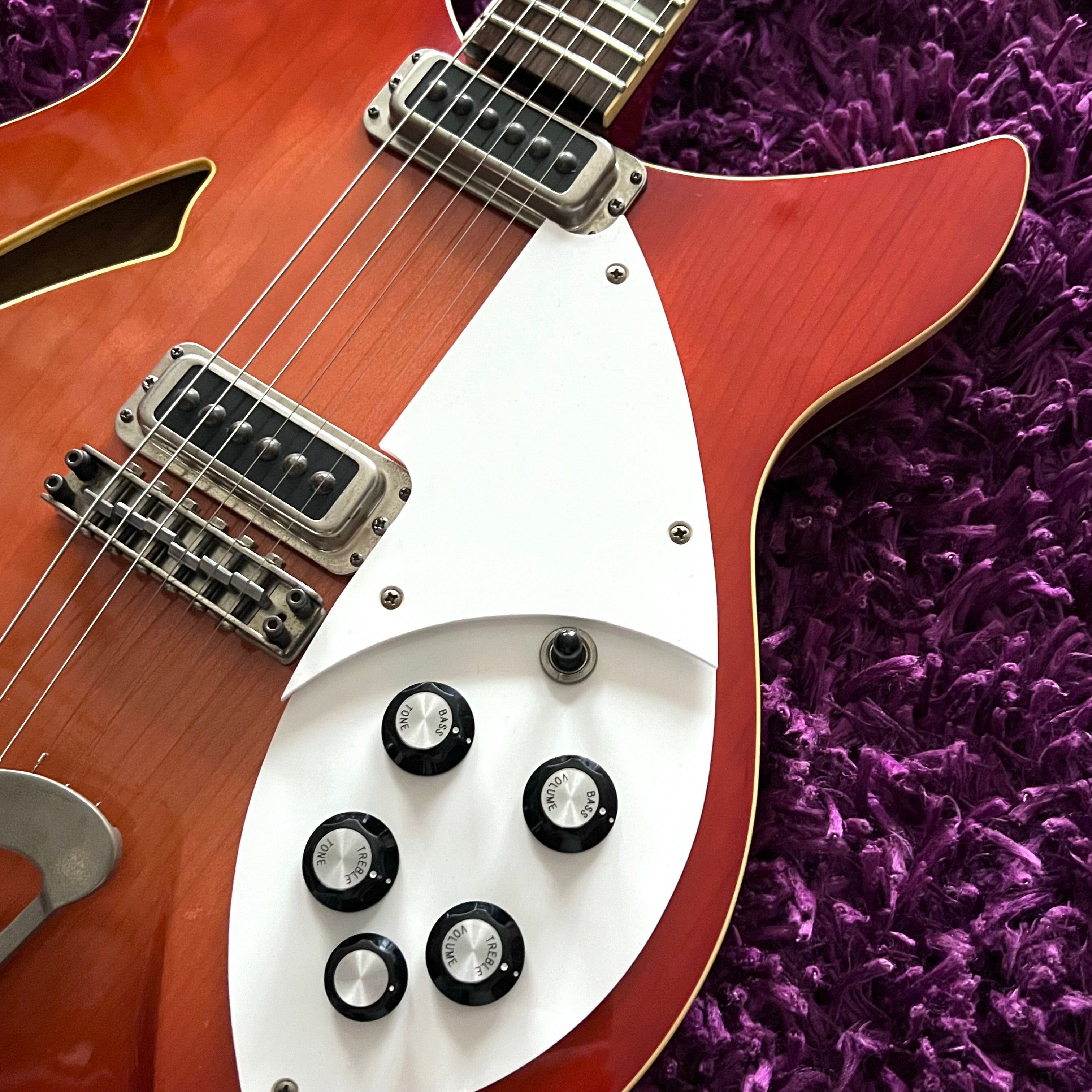 1991 Greco RG-85 'Rickenbacker 330' Electric Guitar Fireglo