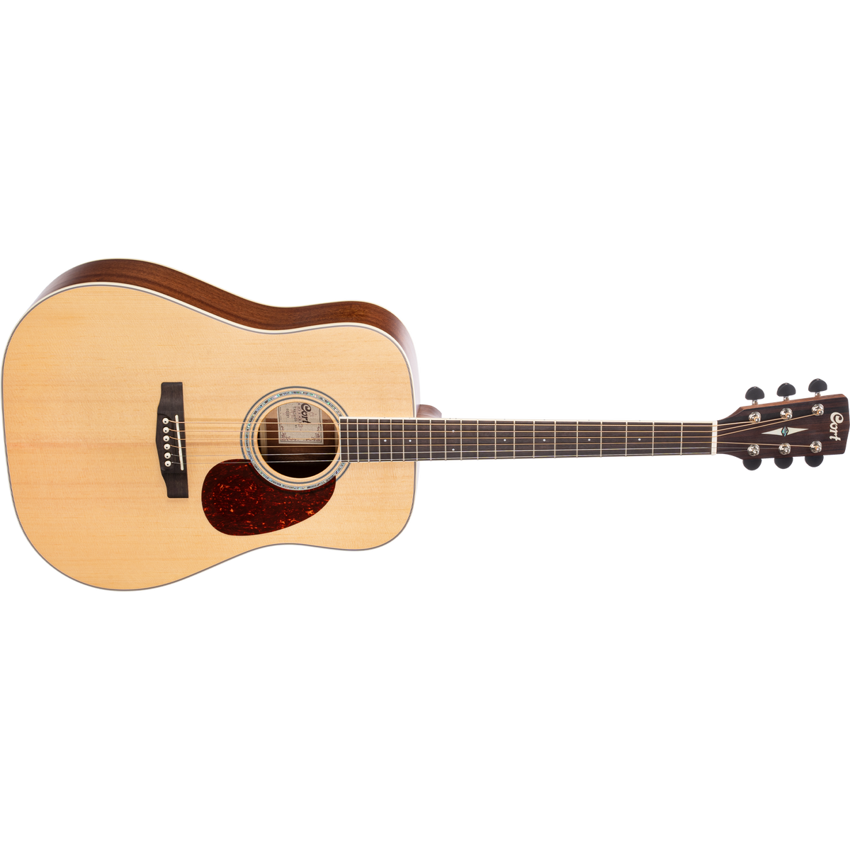 Cort Earth100 Dreadnought Acoustic Guitar – Natural Satin