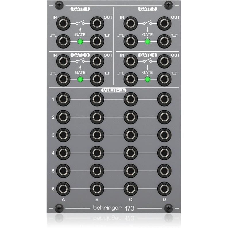 Behringer SYSTEM 100 173 QUAD GATE/MULTIPLES Eurorack Module