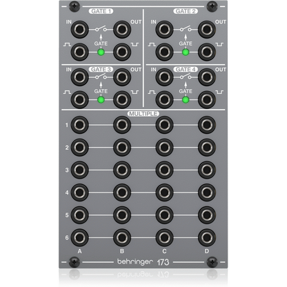 Behringer SYSTEM 100 173 QUAD GATE/MULTIPLES Eurorack Module