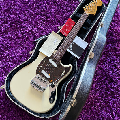 2004-05 Fender Mustang MG-66 VWH Vintage White (CIJ) (w/ HSC)