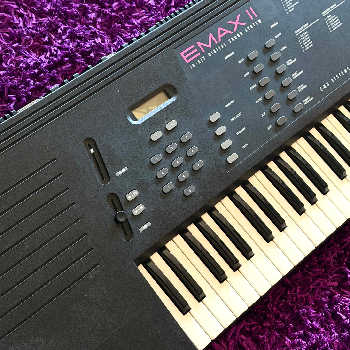 1990s E-MU Systems Emax II 61-Key 16-Bit Sampler Workstation