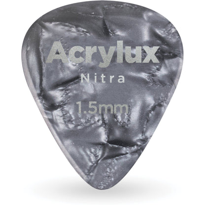 D'Addario Acrylux Nitra Standard Guitar Pick 1.5MM, 25-Pack