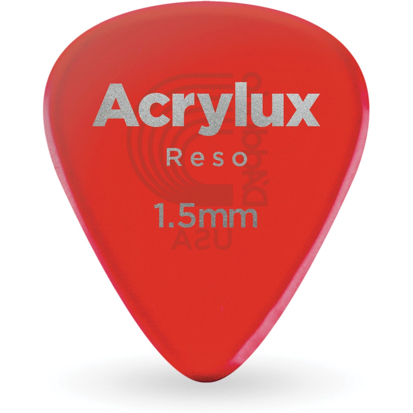 D'Addario Acrylux Reso Guitar Picks 1.5MM, Standard, 3-Pack