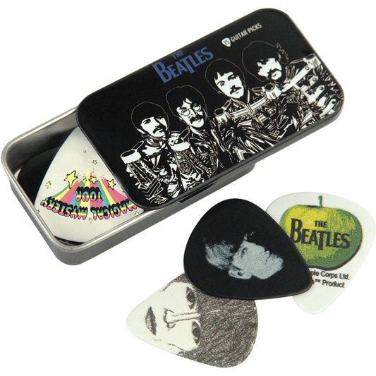 D'Addario Beatles Signature Guitar Pick Tin Sgt. Pepper's (15 Pack)