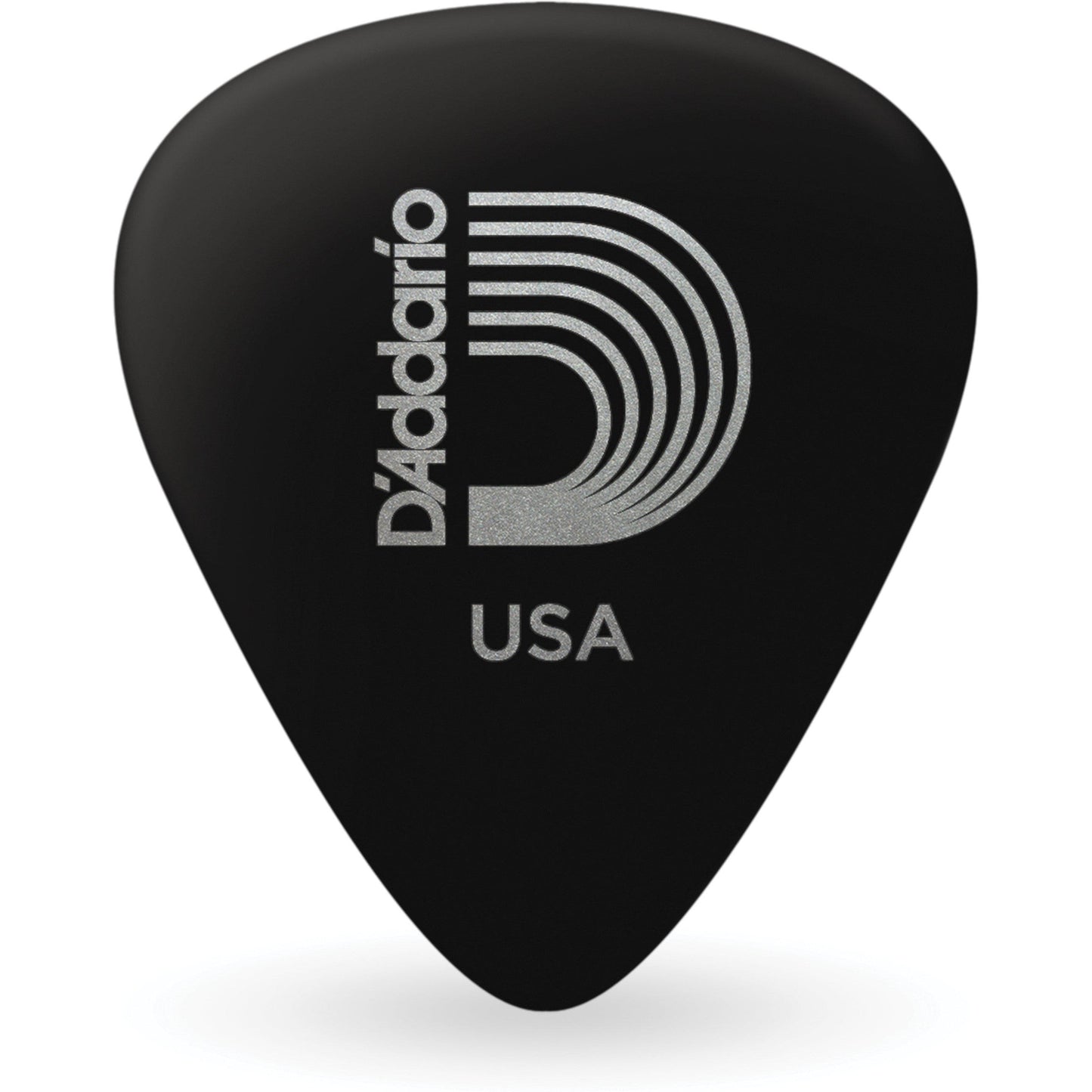 D'Addario Black Celluloid Guitar Picks, 100 Pack, Light