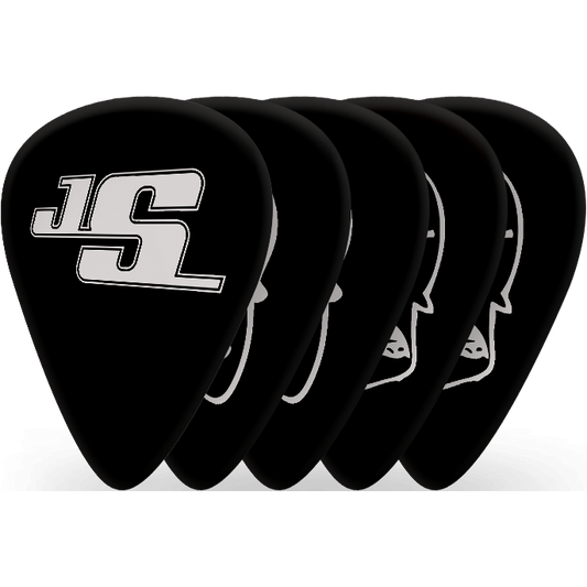 D'Addario Joe Satriani Guitar Pick – Black – Light (10 Pack)