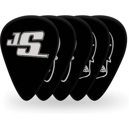 D'Addario Joe Satriani Guitar Picks, Black, 10 Pack, Light