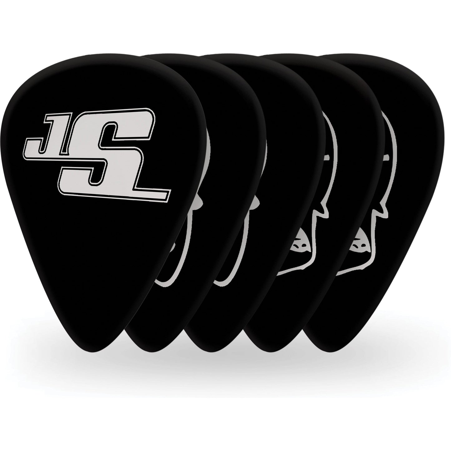 D'Addario Joe Satriani Guitar Picks, Black, 10 Pack, Heavy