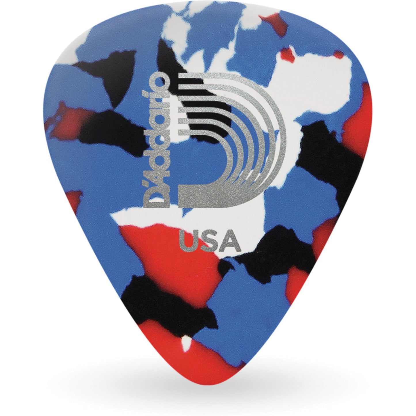 D'Addario Multi-Color Celluloid Guitar Picks, 100 Pack, Light