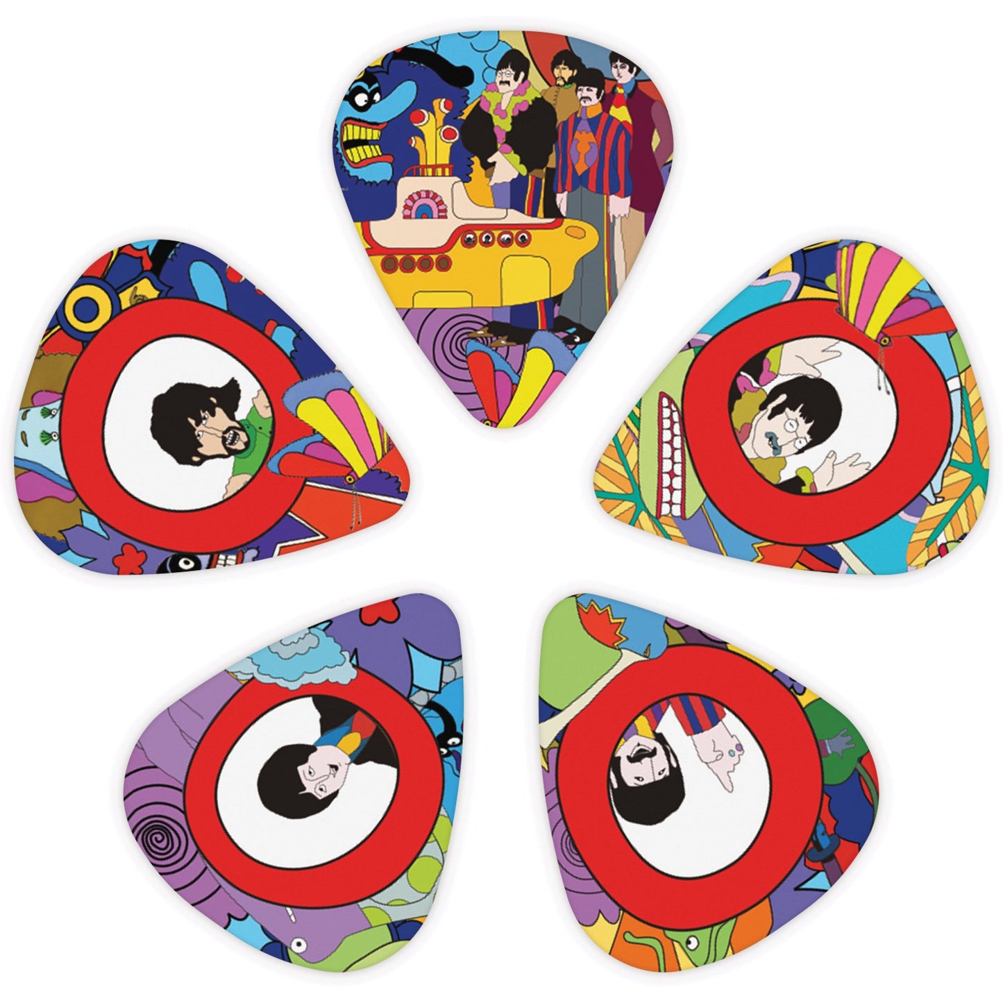 D'Addario Yellow Submarine 50th Anniversary Light Gauge Guitar Picks