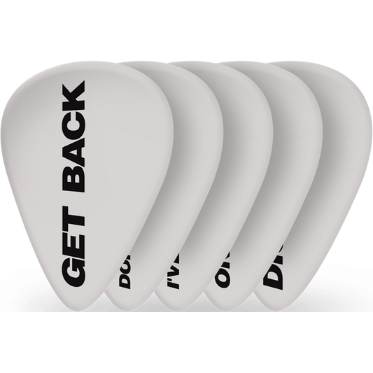 D'Addario Beatles Guitar Pick – Get Back – Medium (10 Pack)