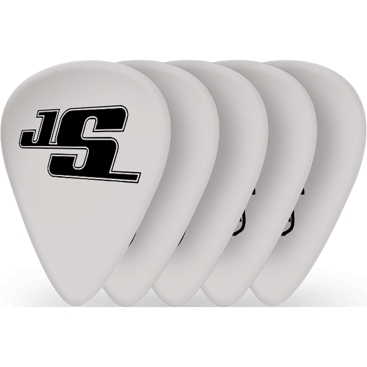D'Addario Joe Satriani Guitar Pick – White – Heavy (10 Pack)