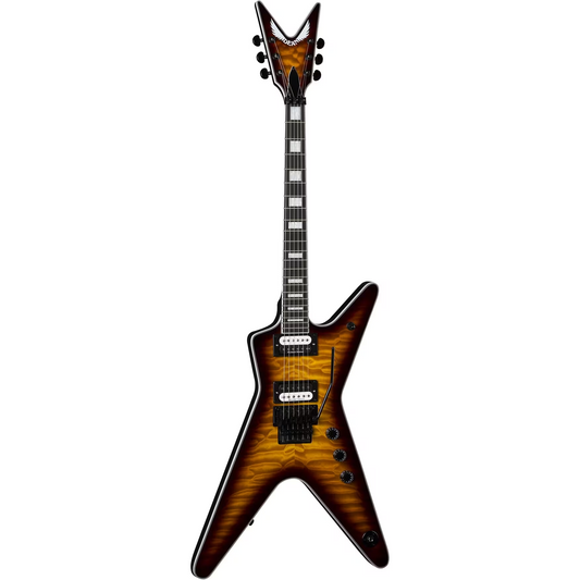 Dean ML Select Floyd Quilt Maple Trans Brazillia Electric Guitar