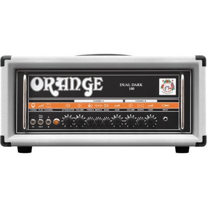 Orange Dual Dark 100 DD100H Limited Edition Amp Head - White
