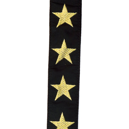 D'Addario Woven Guitar Strap, Gold Star