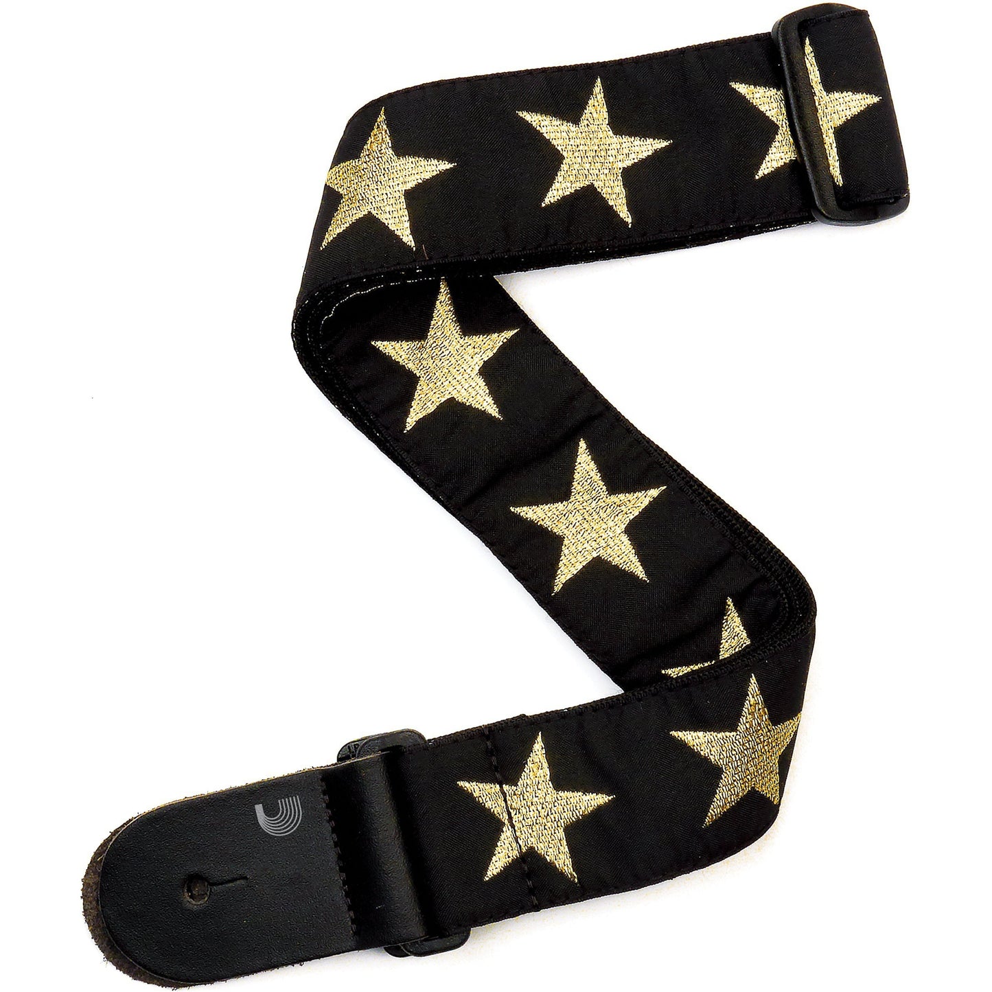 D'Addario Woven Guitar Strap, Gold Star