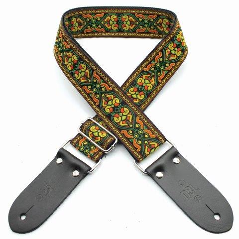2 INCH JACQUARD WEBBING STRAP DC-YELLOW