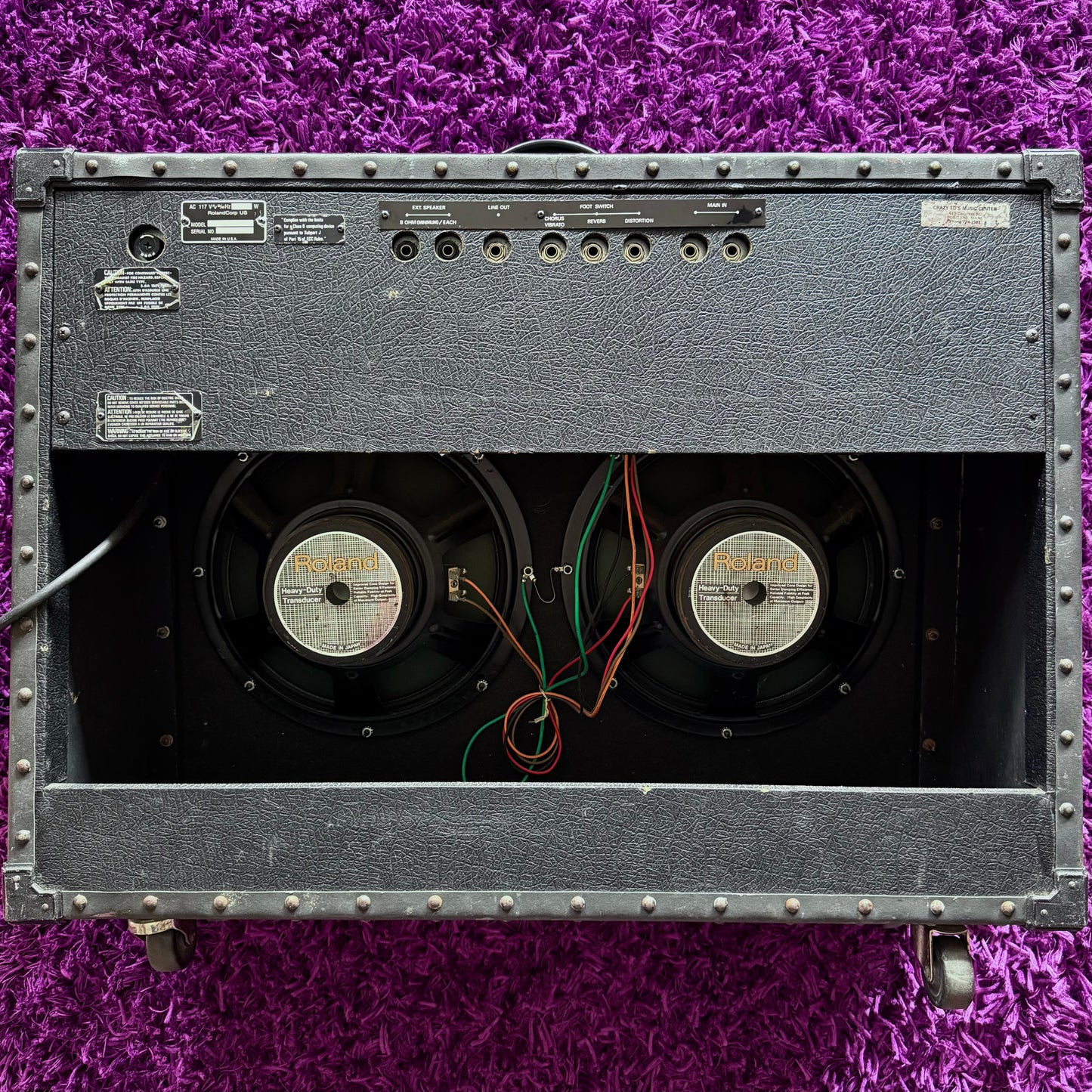 1986 Roland Jazz Chorus JC-120 120-Watt Solid-State Guitar Combo Amplifier (Made in USA)