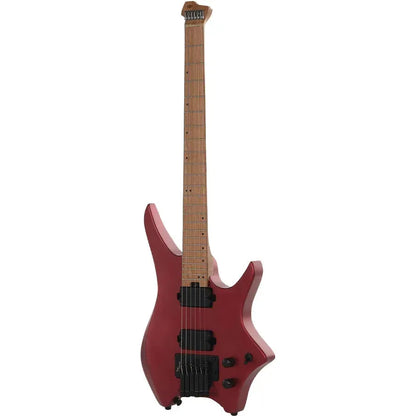 HILS HN4 – Satin Ruby Red – Headless 6-String Guitar