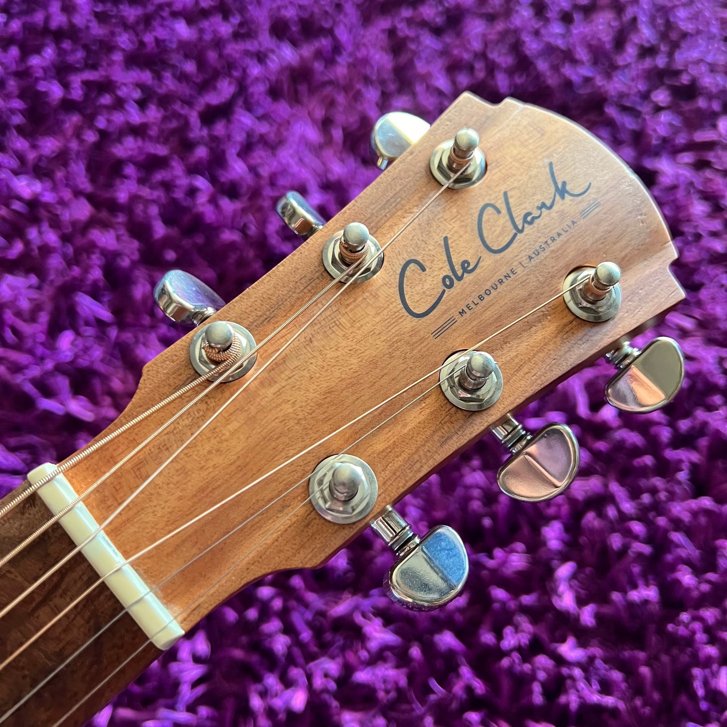 2021 Cole Clark Angel CCAN2EC-BLBL-HUM Humbucker Acoustic Electric Guitar (w/ OHSC)