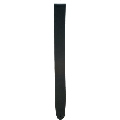 D'Addario Basic Classic Leather Guitar Strap, Black