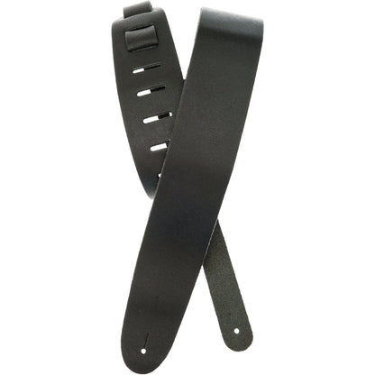 D'Addario Basic Classic Leather Guitar Strap, Black