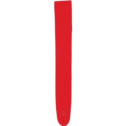 D'Addario Classic Leather Guitar Strap, Red