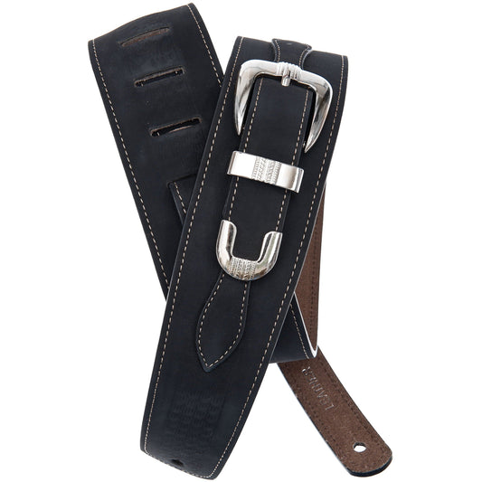 D'Addario Deluxe Leather Guitar Strap